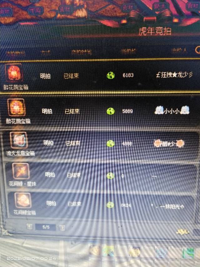 九大二小 新春奇珍竞拍之外套