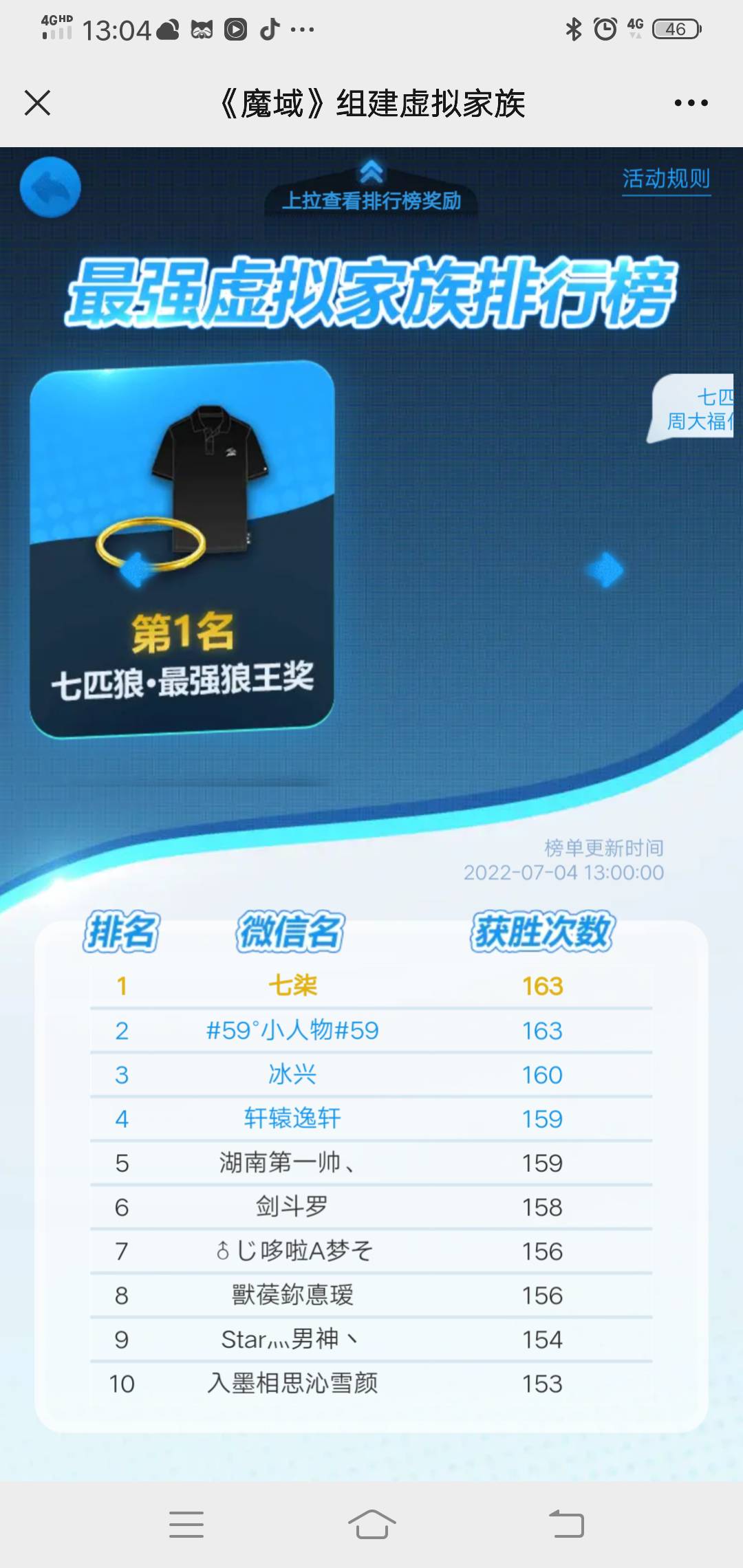 虚拟家族最强狼王