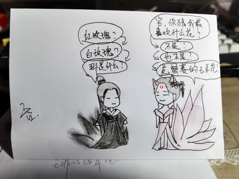 小姐姐的花样求花