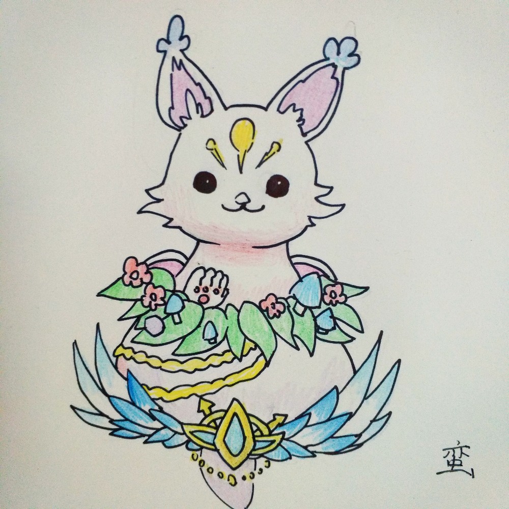 萌兔幻想背饰