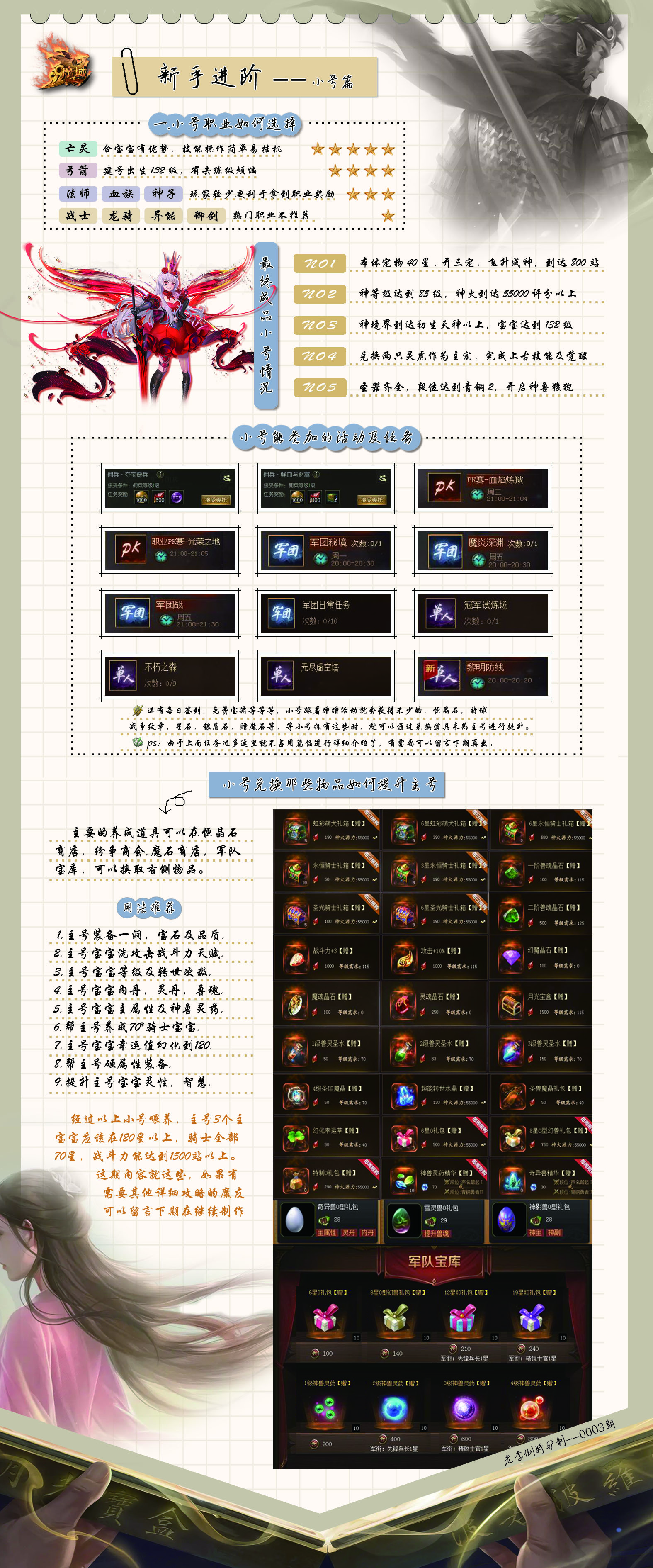 新手进阶攻略小号篇