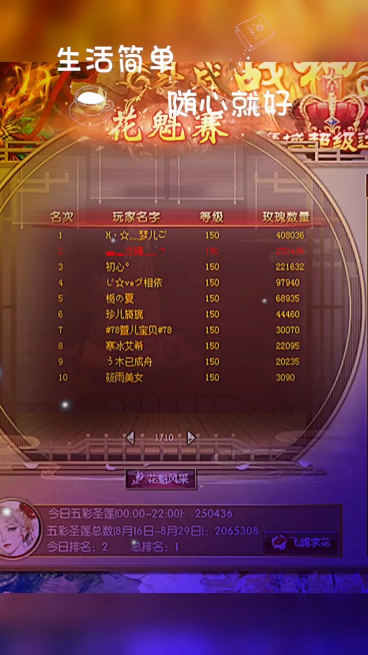 #魔域达人秀 #今天一大早榜有