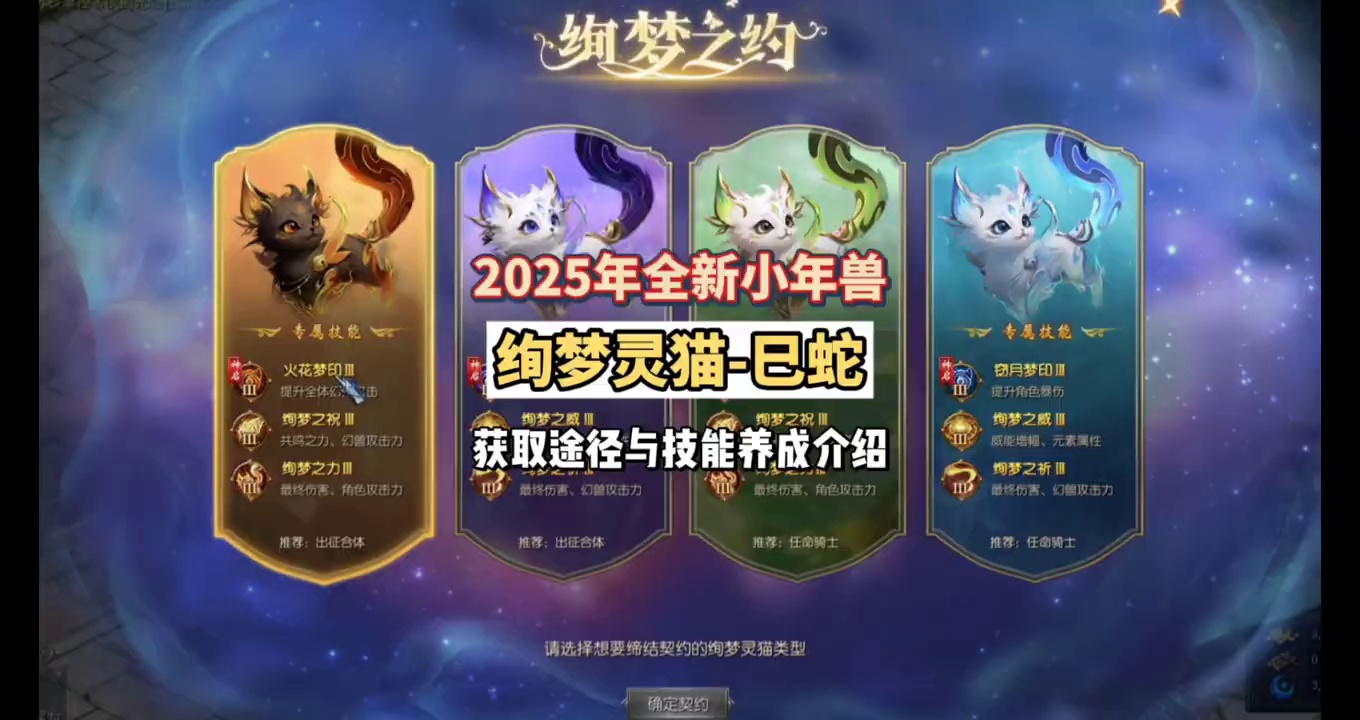 2025年全新小年兽绚梦灵猫-