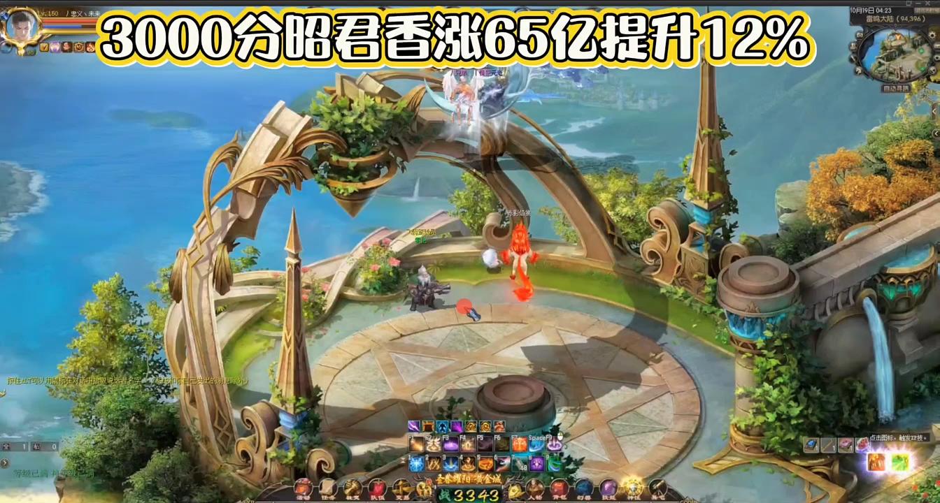 3000分昭君香提升65亿涨1