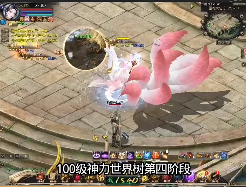 #魔域达人秀 100级神力世界