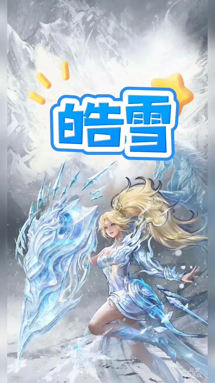 绝美！冰雪女神降临 #冬日雪景