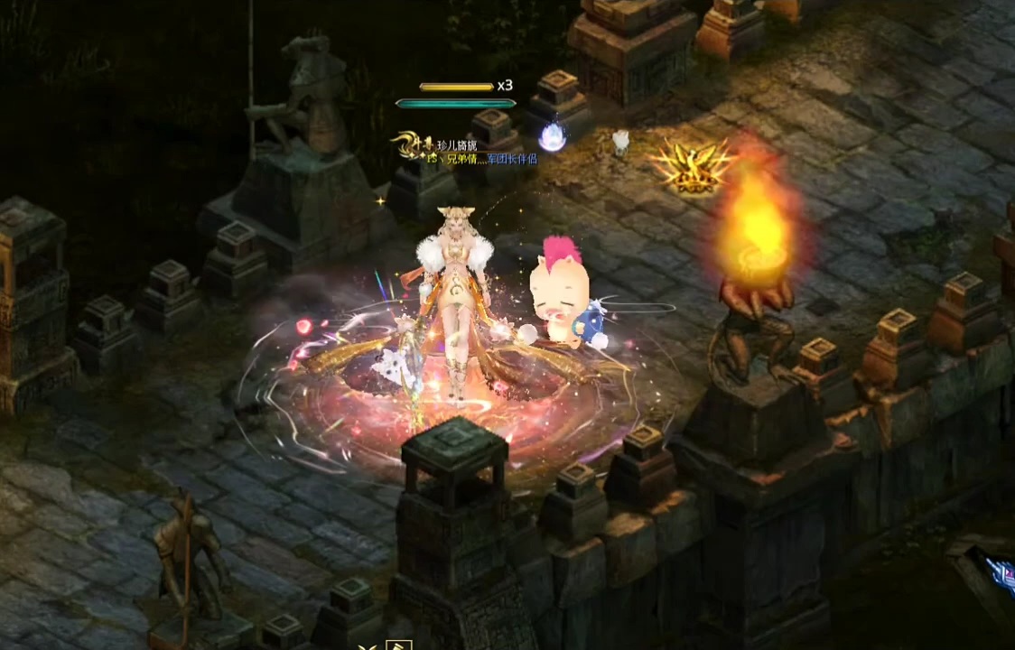 #魔域达人秀 马年兽技能特效燃